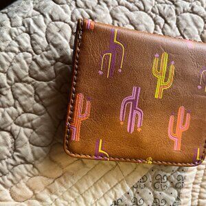 Fossil Cactus Mini Wallet